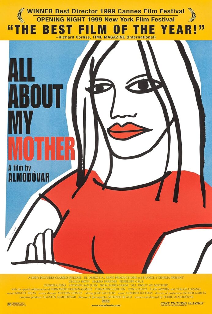 A poster of Todos Sobre Mi Madre